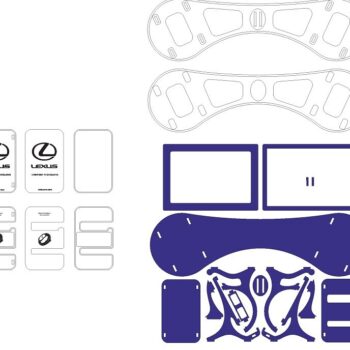 Intra απο ξύλο plywood 3mm-4mm πάχος – Σταθμός σύνδεσης για τηλέφωνο με ξύλο κορνίζας 10x10 cm INTRAVECTRY-MY555182 - Image 4