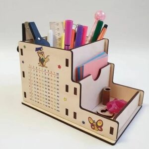 Intra απο ξύλο plywood 3mm-4mm πάχος – ξύλο Organizer Stationery Stand Stand 30x30 cm INTRAVECTRY-MY558487