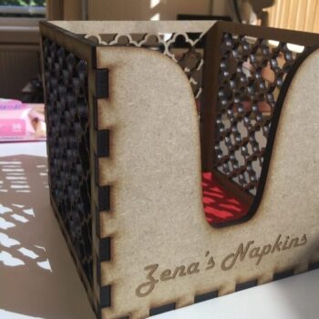 Intra απο ξύλο plywood 3mm-4mm πάχος – Ξύλινη θήκη για χαρτοπετσέτα επιτραπέζιου 50x60 cm INTRAVECTRY-MY558163 - Image 2