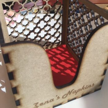 Intra απο ξύλο plywood 3mm-4mm πάχος – Ξύλινη θήκη για χαρτοπετσέτα επιτραπέζιου 50x60 cm INTRAVECTRY-MY558163 - Image 3