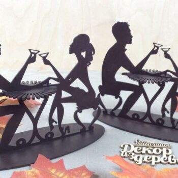 Intra απο ξύλο plywood 3mm-4mm πάχος – Ζευγάρι για τοστάρισμα Martini Γυάλινη Χαρτοπετσέτα 20x25 cm INTRAVECTRY-MY556639 - Image 1