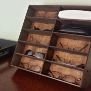 Intra απο ξύλο plywood 3mm-4mm πάχος – Ξύλινο Ράφι Οθόνης Γυαλιών 20x20 cm INTRAVECTRY-MY551565