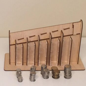 Intra απο ξύλο plywood 3mm-4mm πάχος – Καναδικός Διαλογέας νομισμάτων 20x25 cm INTRAVECTRY-MY553726 - Image 1