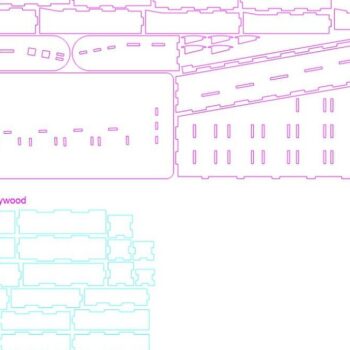 Intra απο ξύλο plywood 3mm-4mm πάχος – Καναδικός Διαλογέας νομισμάτων 20x25 cm INTRAVECTRY-MY553726 - Image 2