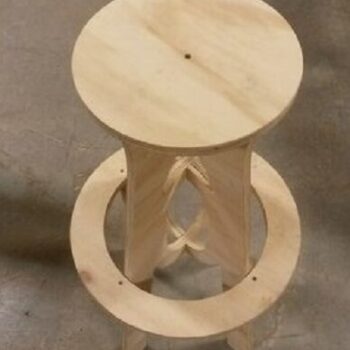 Intra απο ξύλο plywood 3mm-4mm πάχος – Σχέδια σκαμπό μπαρ από κόντρα πλακέ ξύλο DXF 30x30 cm INTRAVECTRY-MY555317 - Image 1