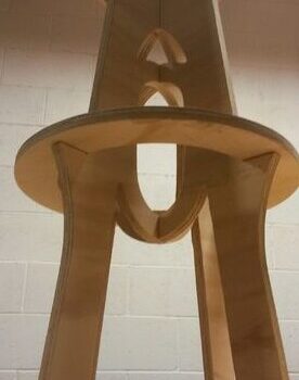 Intra απο ξύλο plywood 3mm-4mm πάχος – Σχέδια σκαμπό μπαρ από κόντρα πλακέ ξύλο DXF 30x30 cm INTRAVECTRY-MY555317 - Image 3