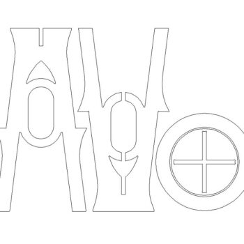 Intra απο ξύλο plywood 3mm-4mm πάχος – Σχέδια σκαμπό μπαρ από κόντρα πλακέ ξύλο DXF 30x30 cm INTRAVECTRY-MY555317 - Image 4