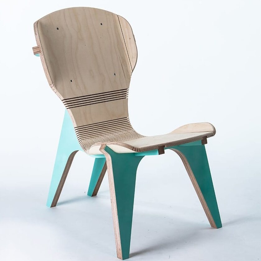 Intra απο ξύλο plywood 3mm-4mm πάχος – ξύλο DXF διάταξης καρέκλας Kerf από κόντρα πλακέ 25x30 cm INTRAVECTRY-MY552321