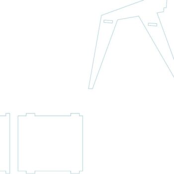 Intra απο ξύλο plywood 3mm-4mm πάχος – ξύλο DXF διάταξης Ξύλινης καρέκλας Hank 35x40 cm INTRAVECTRY-MY556722 - Image 2