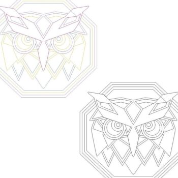 Intra απο ξύλο plywood 3mm-4mm πάχος – ξύλο DXF με κύλιση σε επίπεδα 25x25 cm INTRAVECTRY-MY552339 - Image 2