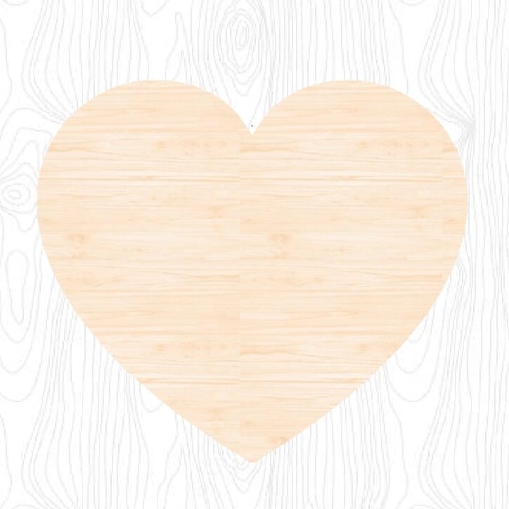 Intra απο ξύλο plywood 3mm-4mm πάχος – ξύλο DXF με ξύλινη αποκοπή καρδιάς 35x40 cm INTRAVECTRY-MY552342