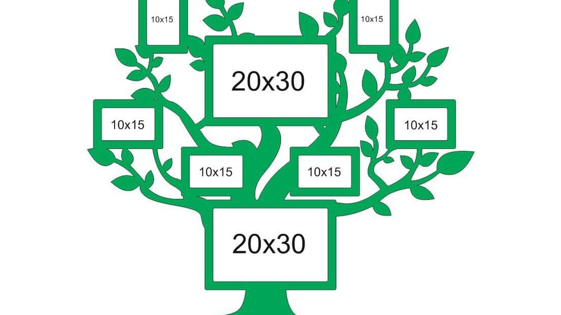 Intra απο ξύλο plywood 3mm-4mm πάχος – Ξύλινο ξύλο κολάζ οικογενειακού δέντρου 10x10 cm INTRAVECTRY-MY558628