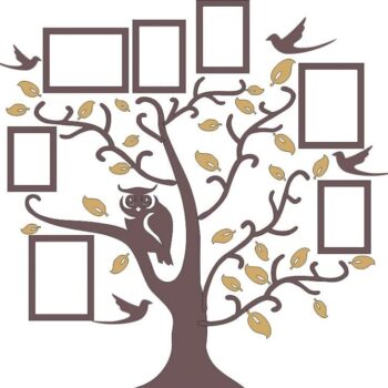 Intra απο ξύλο plywood 3mm-4mm πάχος – ξύλο οικογενειακής κορνίζας Owl On Tree Branch 20x25 cm INTRAVECTRY-MY556391 - Image 1