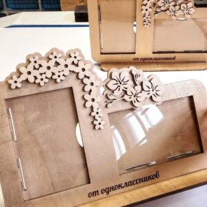 Intra απο ξύλο plywood 3mm-4mm πάχος – Κατακόρυφο οριζόντιο σύνθετο ξύλο κορνίζας φωτογραφιών 35x40 cm INTRAVECTRY-MY558670