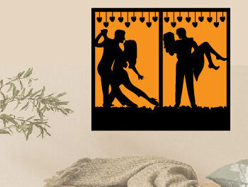 Intra απο ξύλο plywood 3mm-4mm πάχος – Αρχείο κοπής μετάλλου με λέιζερ για την ημέρα του Αγίου Βαλεντίνου Δίασταση  20x20 cm INTRAFABR-88087356 - Image 1