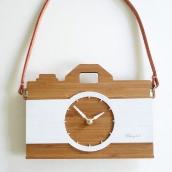 Intra απο ξύλο plywood 3mm-4mm πάχος – ξύλο ρολόι τοίχου ψηφιακής φωτογραφικής μηχανής 15x20 cm INTRAVECTRY-MY557135 - Image 1