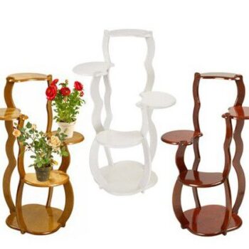 Intra απο ξύλο plywood 3mm-4mm πάχος – Βάση 4 επιπέδων ξύλου για φυτά για λουλούδια 20x20 cm INTRAVECTRY-MY559305 - Image 1