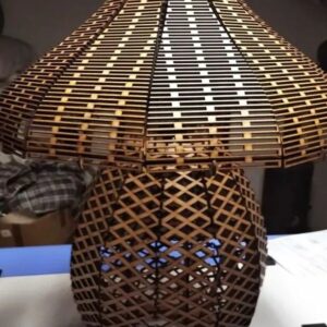 Intra απο ξύλο plywood 3mm-4mm πάχος – ξύλο αμπαζούρ τραπεζιού μεντεσέ 40x40 cm INTRAVECTRY-MY557976