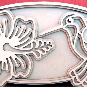 Intra απο ξύλο plywood 3mm-4mm πάχος – Πολυστρωματικό ξύλο διακόσμησης τοίχου Hummingbird 50x60 cm INTRAVECTRY-MY554521 - Image 2