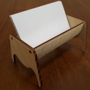 Intra απο ξύλο plywood 3mm-4mm πάχος – ξύλο κατόχου επαγγελματικής κάρτας Living Hinge 20x25 cm INTRAVECTRY-MY554601