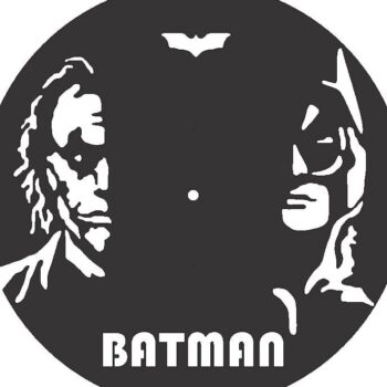 Intra απο ξύλο plywood 3mm-4mm πάχος – ξύλο ρολογιού Batman vs Joker Vinyl 40x40 cm INTRAVECTRY-MY560737 - Image 2