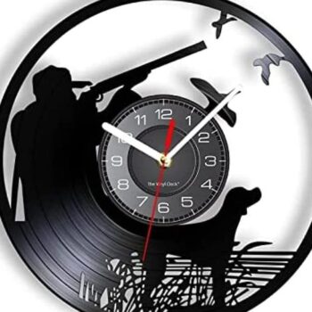 Intra απο ξύλο plywood 3mm-4mm πάχος – ξύλο ρολογιού τοίχου δίσκου Lake Hunting Vinyl 20x25 cm INTRAVECTRY-MY554621 - Image 1