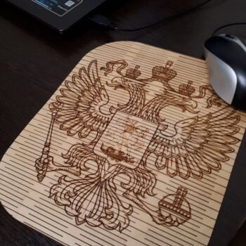 Intra απο ξύλο plywood 3mm-4mm πάχος – ξύλο Ξύλινο Mouse Pad 50x60 cm INTRAVECTRY-MY554622 - Image 1