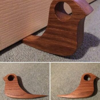 Intra απο ξύλο plywood 3mm-4mm πάχος – ξύλο στάσης πόρτας σε σχήμα πουλιού 50x60 cm INTRAVECTRY-MY554623 - Image 1