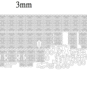Intra απο ξύλο plywood 3mm-4mm πάχος – ξύλο Κοντραπλακέ Samovar Candy Bowl 25x25 cm INTRAVECTRY-MY554635 - Image 5