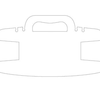 Intra απο ξύλο plywood 3mm-4mm πάχος – Φορητό ξύλο υποδοχής καλωδίου επέκτασης 15x15 cm INTRAVECTRY-MY554636 - Image 2