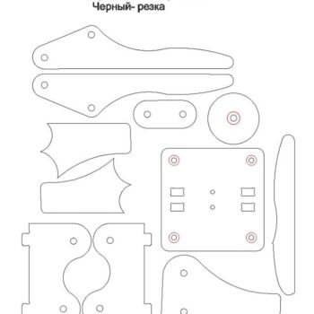 Intra απο ξύλο plywood 3mm-4mm πάχος – Ξύλινο ξύλο Quick Clamp DIY 25x30 cm INTRAVECTRY-MY554651 - Image 2