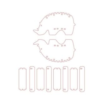 Intra απο ξύλο plywood 3mm-4mm πάχος – ξύλο Rhino Chair for Kids 50x60 cm INTRAVECTRY-MY554675 - Image 2