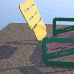 Intra απο ξύλο plywood 3mm-4mm πάχος – Καρέκλα από κόντρα πλακέ με λοξή λίμα πλάτης 12x15 cm INTRAVECTRY-MY554690