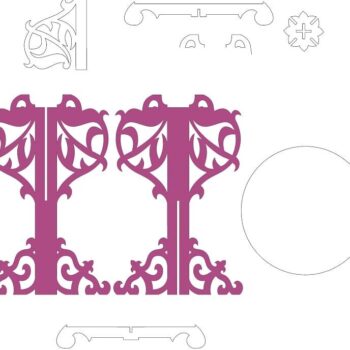 Intra απο ξύλο plywood 3mm-4mm πάχος – Ξύλινο σκαλιστό ξύλο τραπεζιού 15x15 cm INTRAVECTRY-MY560209 - Image 3