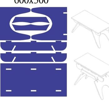 Intra απο ξύλο plywood 3mm-4mm πάχος – ξύλο τραπεζιού σε στυλ ορθογώνιου κόντρα πλακέ 25x30 cm INTRAVECTRY-MY560217 - Image 2