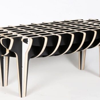 Intra απο ξύλο plywood 3mm-4mm πάχος – ξύλο Τραπεζάκι σαλονιού από κόντρα πλακέ Piggy 45x50 cm INTRAVECTRY-MY554723 - Image 1