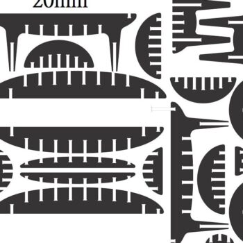 Intra απο ξύλο plywood 3mm-4mm πάχος – ξύλο Τραπεζάκι σαλονιού από κόντρα πλακέ Piggy 45x50 cm INTRAVECTRY-MY554723 - Image 3