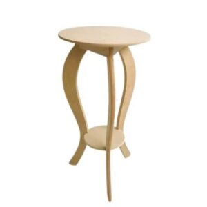 Intra απο ξύλο plywood 3mm-4mm πάχος – ξύλο τριών ποδιών δύο επιπέδων στρογγυλό τραπεζάκι σαλονιού 20x20 cm INTRAVECTRY-MY554727