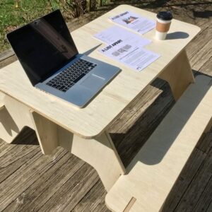 Intra απο ξύλο plywood 3mm-4mm πάχος – ξύλο Ξύλινου Τραπεζιού Πικ-νικ εξωτερικού χώρου 10x10 cm INTRAVECTRY-MY560224