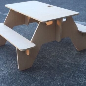 Intra απο ξύλο plywood 3mm-4mm πάχος – ξύλο Ξύλινου Τραπεζιού Πικ-νικ εξωτερικού χώρου 10x10 cm INTRAVECTRY-MY560224 - Image 3