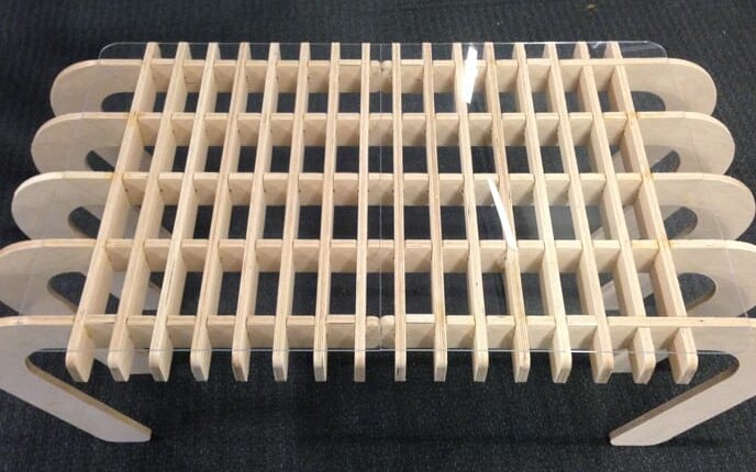 Intra απο ξύλο plywood 3mm-4mm πάχος – Πολυεπίπεδο Ξύλινο Τραπέζι για ξύλο Laptop 35x40 cm INTRAVECTRY-MY554733