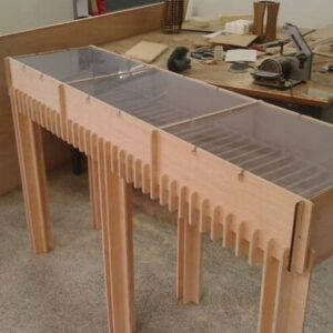 Intra απο ξύλο plywood 3mm-4mm πάχος – ξύλο Ξύλινου Επιτραπέζιου Εκθέτη 20x25 cm INTRAVECTRY-MY560226