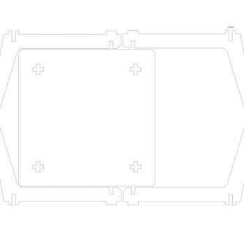 Intra απο ξύλο plywood 3mm-4mm πάχος – ξύλο Ξύλινου Τετράγωνου Τραπεζιού 25x25 cm INTRAVECTRY-MY560227 - Image 2