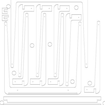 Intra απο ξύλο plywood 3mm-4mm πάχος – Πολυστρωματική Ξύλινη Λίμα Σκαμπώ Μπαρ 15x15 cm INTRAVECTRY-MY554744 - Image 2