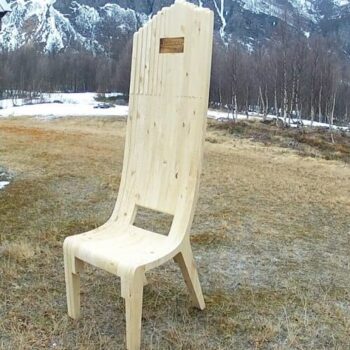 Intra απο ξύλο plywood 3mm-4mm πάχος – ξύλο καρέκλας με μακριά πλάτη ξύλινη στρώση 20x20 cm INTRAVECTRY-MY554745 - Image 1