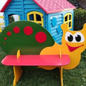 Intra απο ξύλο plywood 3mm-4mm πάχος – ξύλο σαλιγκαριού Πάγκος κήπου για παιδιά 40x45 cm INTRAVECTRY-MY554748