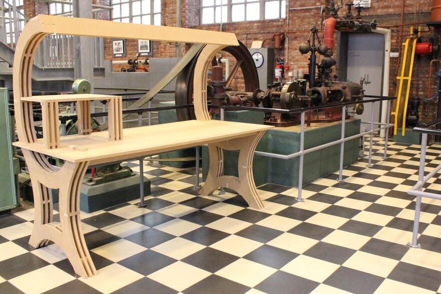 Intra απο ξύλο plywood 3mm-4mm πάχος – Πάγκος Εργασίας Ηλεκτρονικών με Φωτιστικό ξύλο 12x15 cm INTRAVECTRY-MY554753 - Image 1