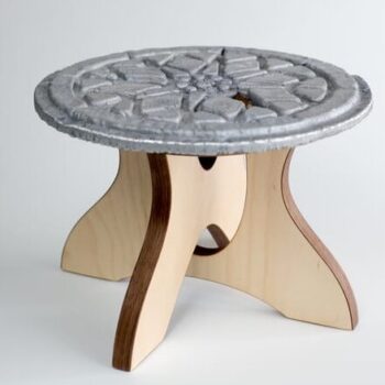 Intra απο ξύλο plywood 3mm-4mm πάχος – Λίμα σκαμπώ από χυτό αλουμίνιο 15x20 cm INTRAVECTRY-MY554757 - Image 2