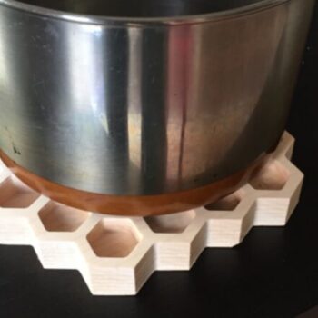 Intra απο ξύλο plywood 3mm-4mm πάχος – ξύλο Honeycomb Trivet for Hot Dishes 25x30 cm INTRAVECTRY-MY554763 - Image 3