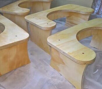 Intra απο ξύλο plywood 3mm-4mm πάχος – Ξύλινη λίμα σκαμπό τουαλέτας μπάνιου 40x40 cm INTRAVECTRY-MY554765 - Image 4